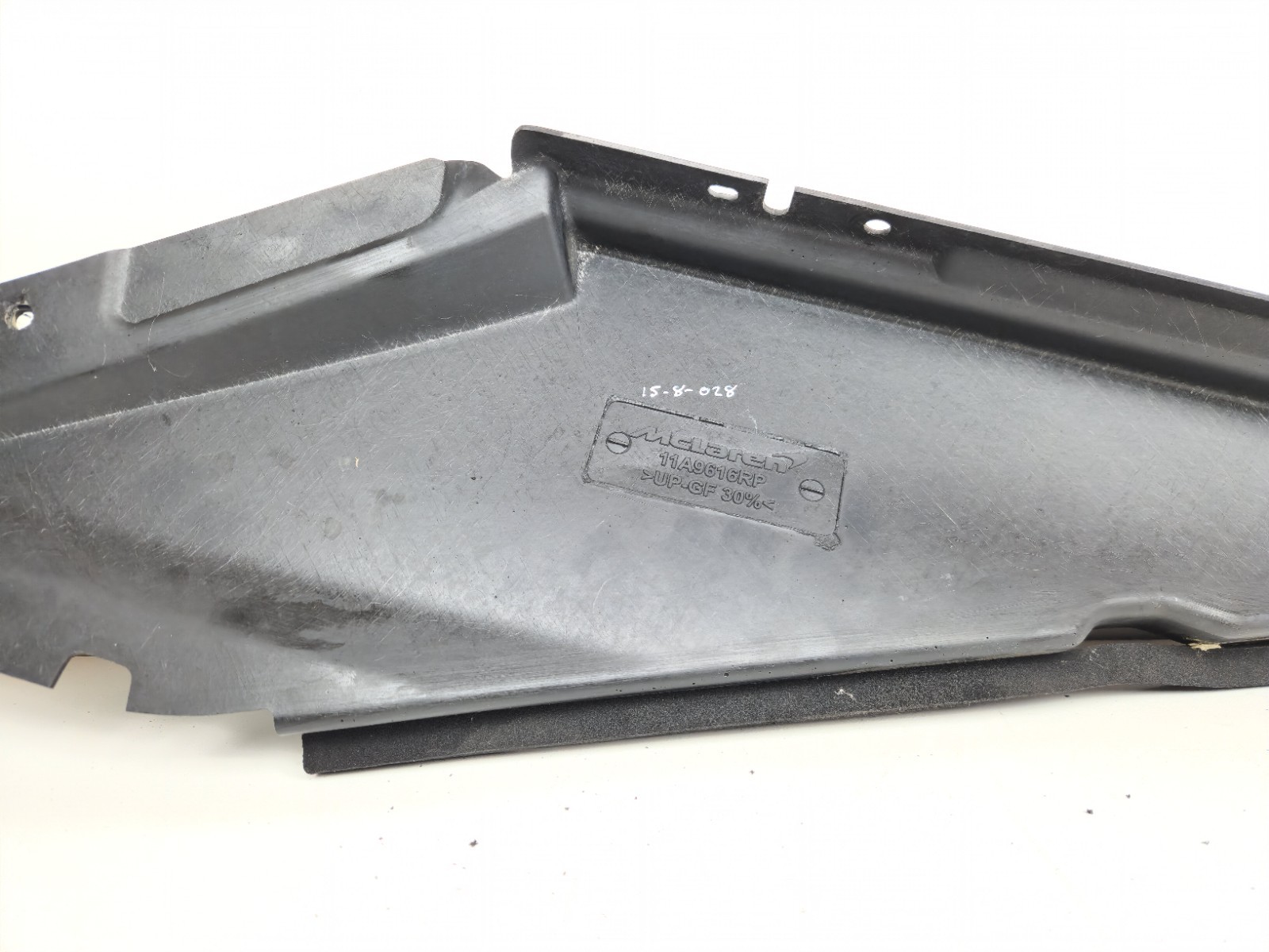 2015-2017 MCLAREN 675LT REAR RADIATOR BRAKET TRIM PANEL 11A9616RP OEM