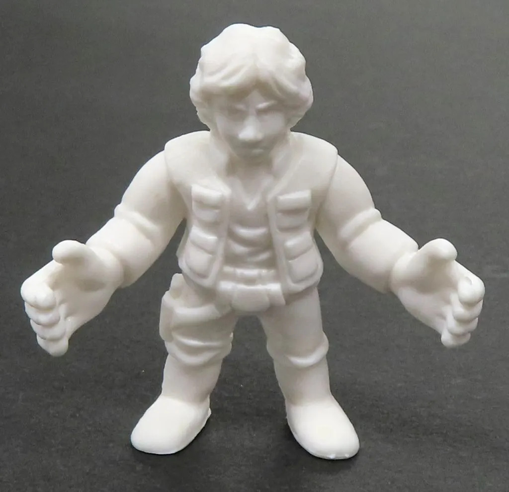 Star Wars Han Solo Mini Figure White Version Collectible Toy Foskeshi