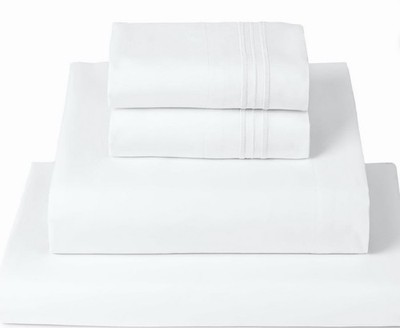 Mellanni King 4pc Sheet Set White 1800 Deep Pocket Microfiber HOTEL Quality NEW