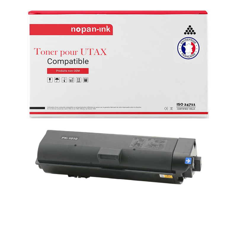 Cartouche Toner Laser PK-1010BK Noir Compatible Utax P-3522DW