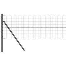 Fence with Post Outdoor Garden Boundary Terrace Barrier Panel Set  vidaXL