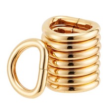 WEIMZC Metal D Ring Buckle for Purse,Heavy Duty Sewing D Rings for Handbag Pu...