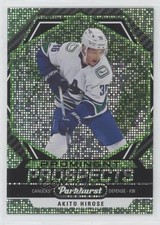 2023-24 Parkhurst Prominent Prospects Green Achievement /150 Akito Hirose z7w