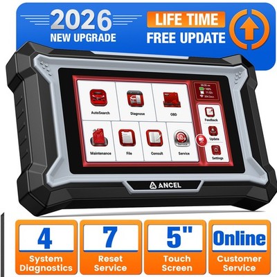 ANCEL DS100 OBD2 Scanner ABS SRS Engine Transmission Diagnostic Battery Reset