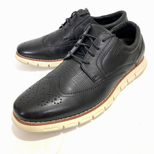 Men's Bruno Marc Shoes Oxfords Casual Wingtip Brogue Formal Shoes Size 9.5 Black