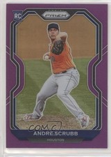2021 Panini Prizm Purple Prizm Andre Scrubb #54 7at