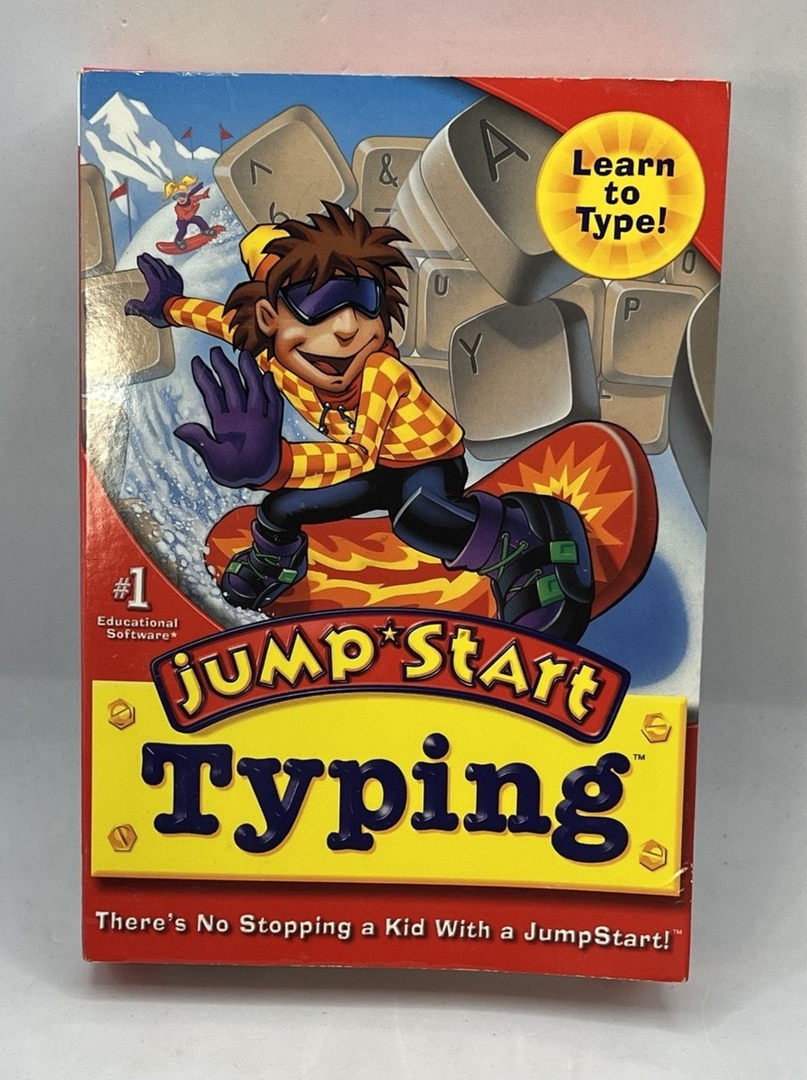 JumpStart Typing PC CD-ROM Vintage Sealed Kids Educational