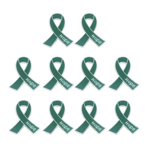 Modern Hope Emblem Pin Elegant Ribbon Detail Stain Resistant Metal Collar Pin - Zdjęcie 12 z 14