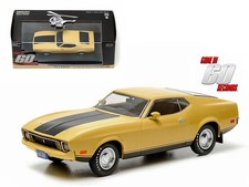 1973 Ford Mustang Mach 1 Yellow Movie (1974) 1/43 Diecast Model Car - Greenlight