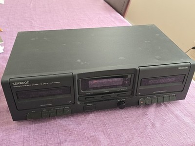 Kenwood KX-W594 Vintage Stereo Double Cassette Tape Player