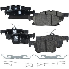 Front & Rear Brake Pads Set for Ford Edge Lincoln Nautilus Fusion MKX 2016-2017