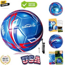 Classic Design Official Soccer Ball Set - Size 5 for Adults with Inflation Pump