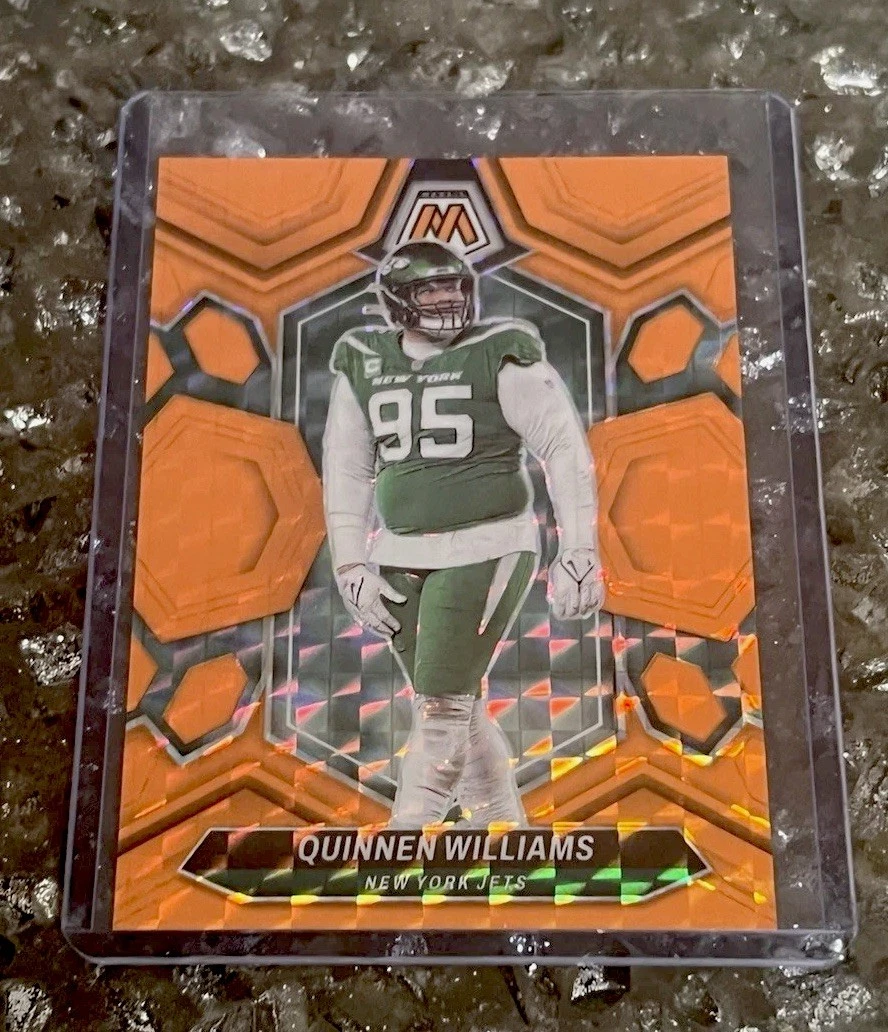 2024 Mosaic Prizm Quinnen Williams #173 Orange Mosaic /25