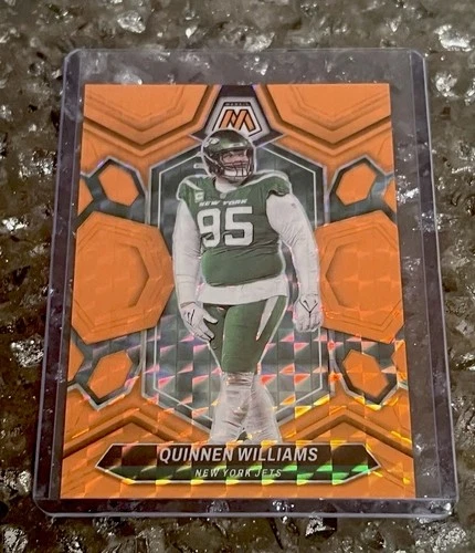 Panini 2024 Mosaic Orange Mosaic Prizm Quinnen Williams #173 /25 New York Jets