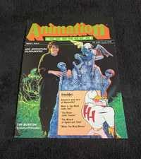 ANIMATION MAGAZINE 1988 Tim Burton, Beetlejuice, Little Toaster, Futuropolis