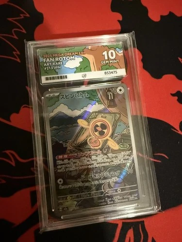 Pokémon TCG Fan Rotom 213/193 - Mega Dream - Ace Grading - Gem-M 10