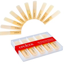10 Pack Bb Clarinet Reeds 2.0 Strength, Beginner and Student Reeds for Bb Cla...