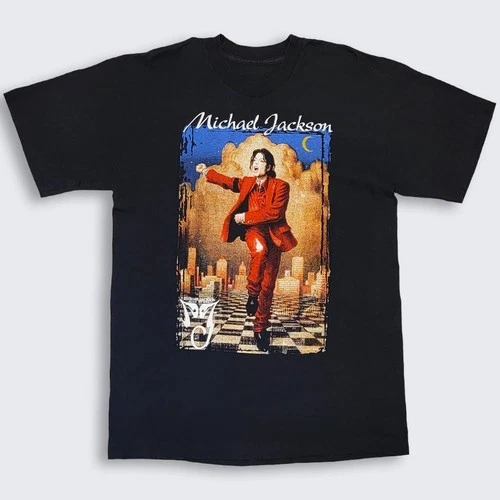 Michael Jackson Vintage 90s King of Pop Europe Tour T-Shirt 1990s vintage concert t-shirt, vintage, single stitch, B+ condition