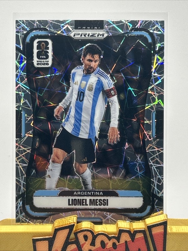 2026 Panini Prizm FIFA World Cup Lionel Messi #10 Argentina Silver Lazer