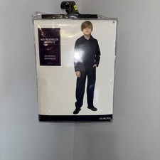 Navy Blue Coveralls Mechanic Killer Jumpsuit Costume Party Fun Boy M 8-10 NEW