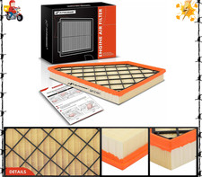  Front Engine Air Filter Compatible with Buick Enclave 2018-2023 & Cadillac 