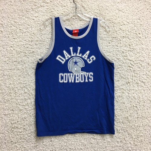 Dallas Cowboys Nike Tank Medium Adult Blue NFL Sleeveless Football Athletic Mens