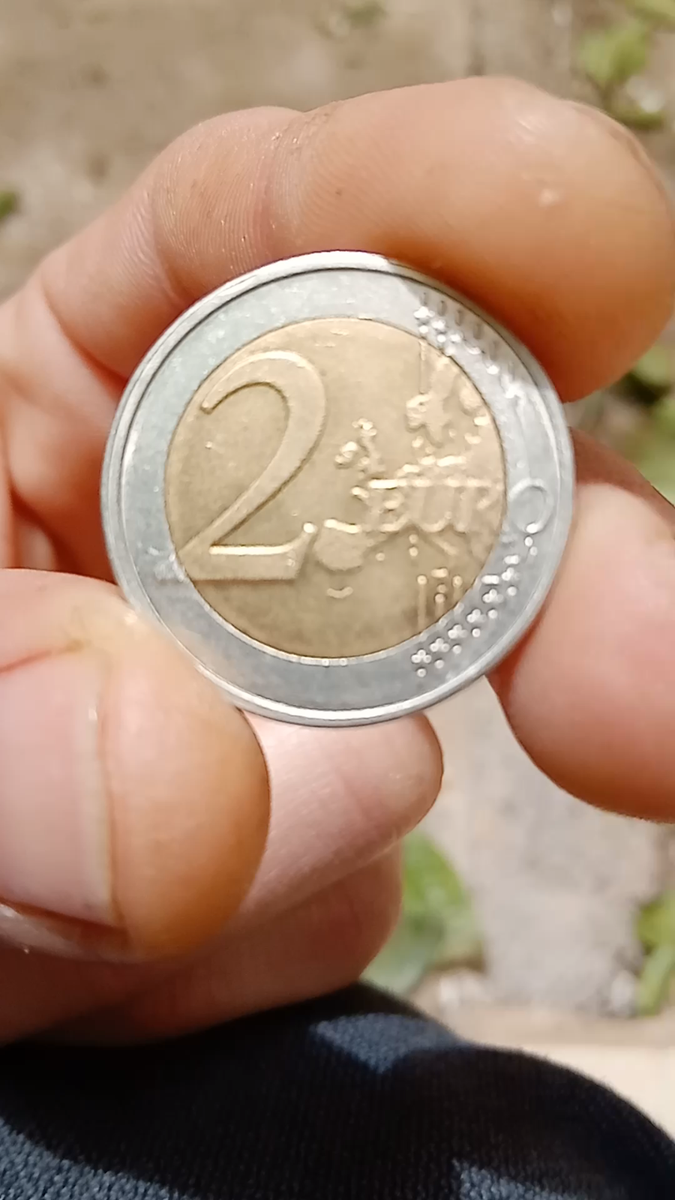 Germany 2 Euro 2002 A Offset Center Rotated die, different