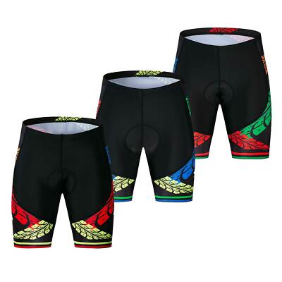 2024 Herren Fahrradshorts Gel Gepolstert Radlershorts Radhose Kurz Kompression