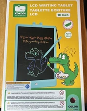 KOKODI LCD 10" COLORFUL TODDLER BOY/GIRLS  WRITING DRAWING TABLET - PINK