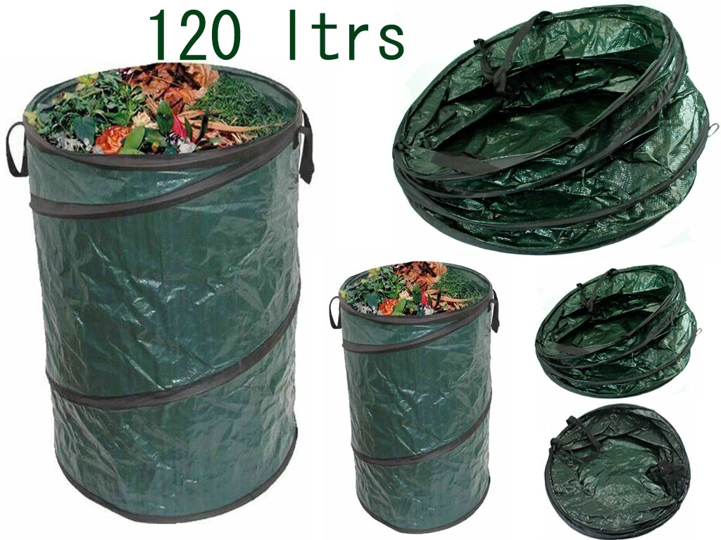 Bigstone Gardening Trash Bag Large Capacity Waterproof PVC, 59 OFF
