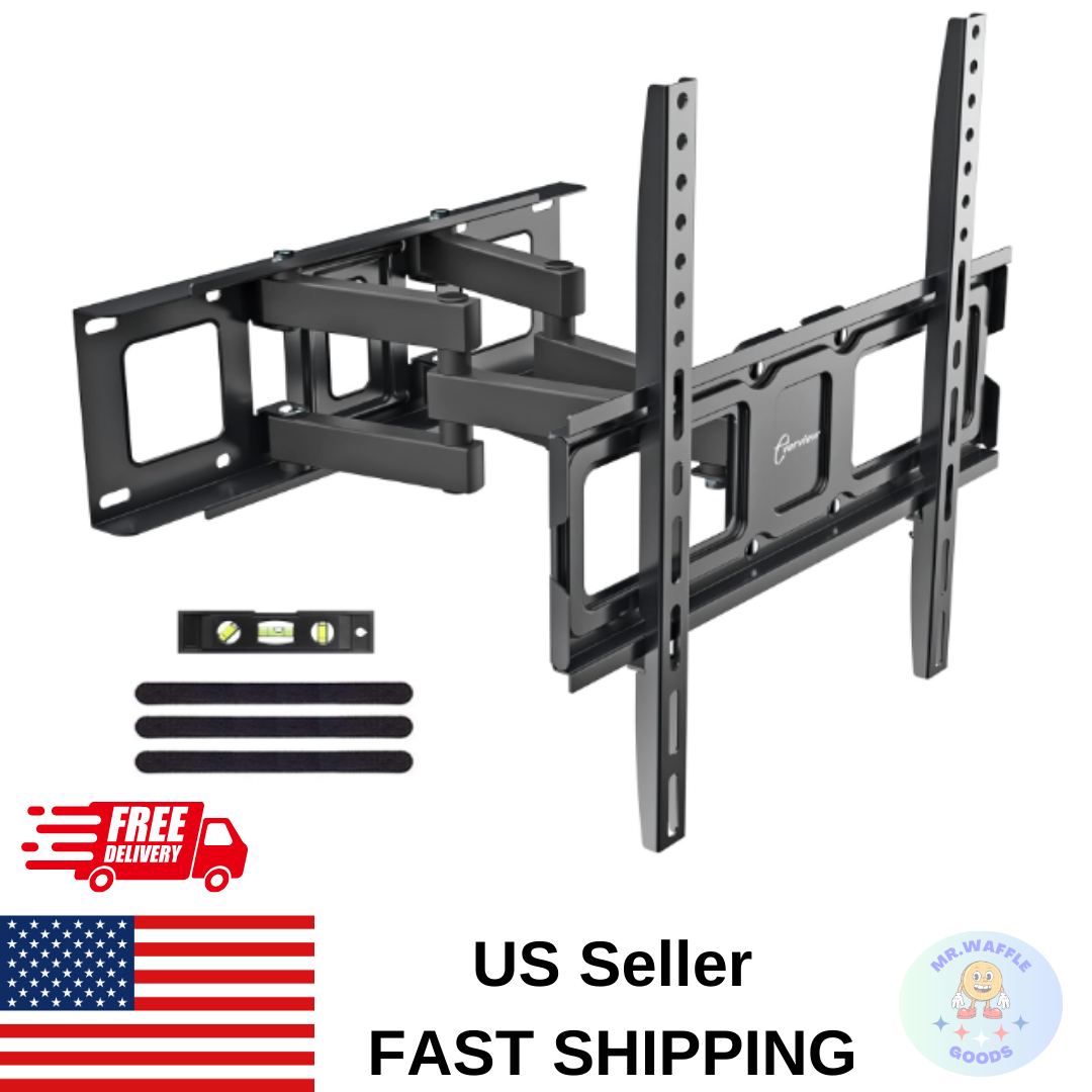 TV Mount Wall Articulating Dual Full Motion Bracket Swivel Arms Arm Tilt 26-65''-image