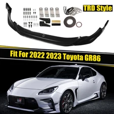 Fit 2022-2023 Toyota GR86 TRD Style Front Bumper Lip Spoiler Splitter Body Kit