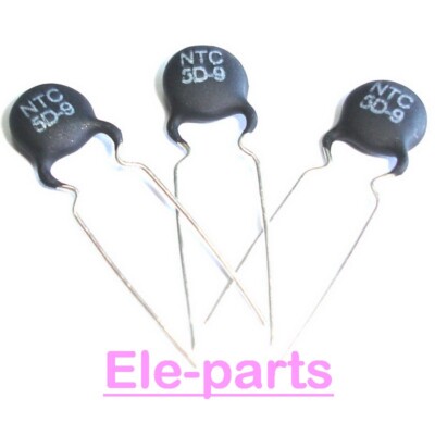 100 PCS NTC 5D-9 DIP-2 NTC5D-9 Thermistor Temperature Sensor 