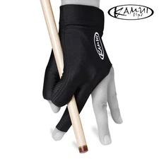 KAMUI Billiard Pool Cue GLOVE - QuickDry - For Left or Right Hand - Black