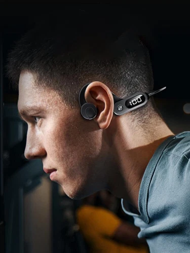 Bluetooth 5.3 Knochenleitung Kopfhörer Kabellos Outdoor Sport Headset Ohrhörer - Bild 10 von 13
