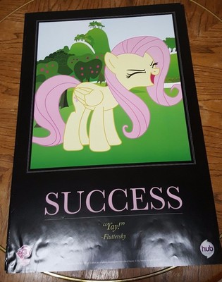 My Little Pony: San Diego Comic Con 2011 Motivational Posters Set of 8 VERY RARE