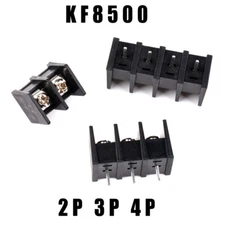 KF8500 2P 3P 4P PCB Black Terminal Block Mount Screw Connectors 8.5mm Pitch
