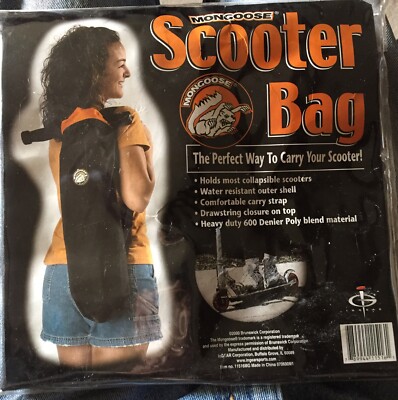 New Mongoose Black Scooter Bag By Brunswick
