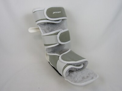 DJ Orthopedics ProCare Fleece Lined Walking Boot-White/Green-Universal-NWOT