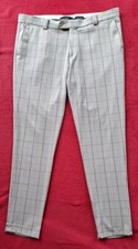 Men's Trousers Pants UIG Slim Size 38 Beige BUSINESS ELEGANT PANTS Cloth Pants Summer Trousers