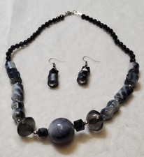 Statement Necklace and Earrings Set