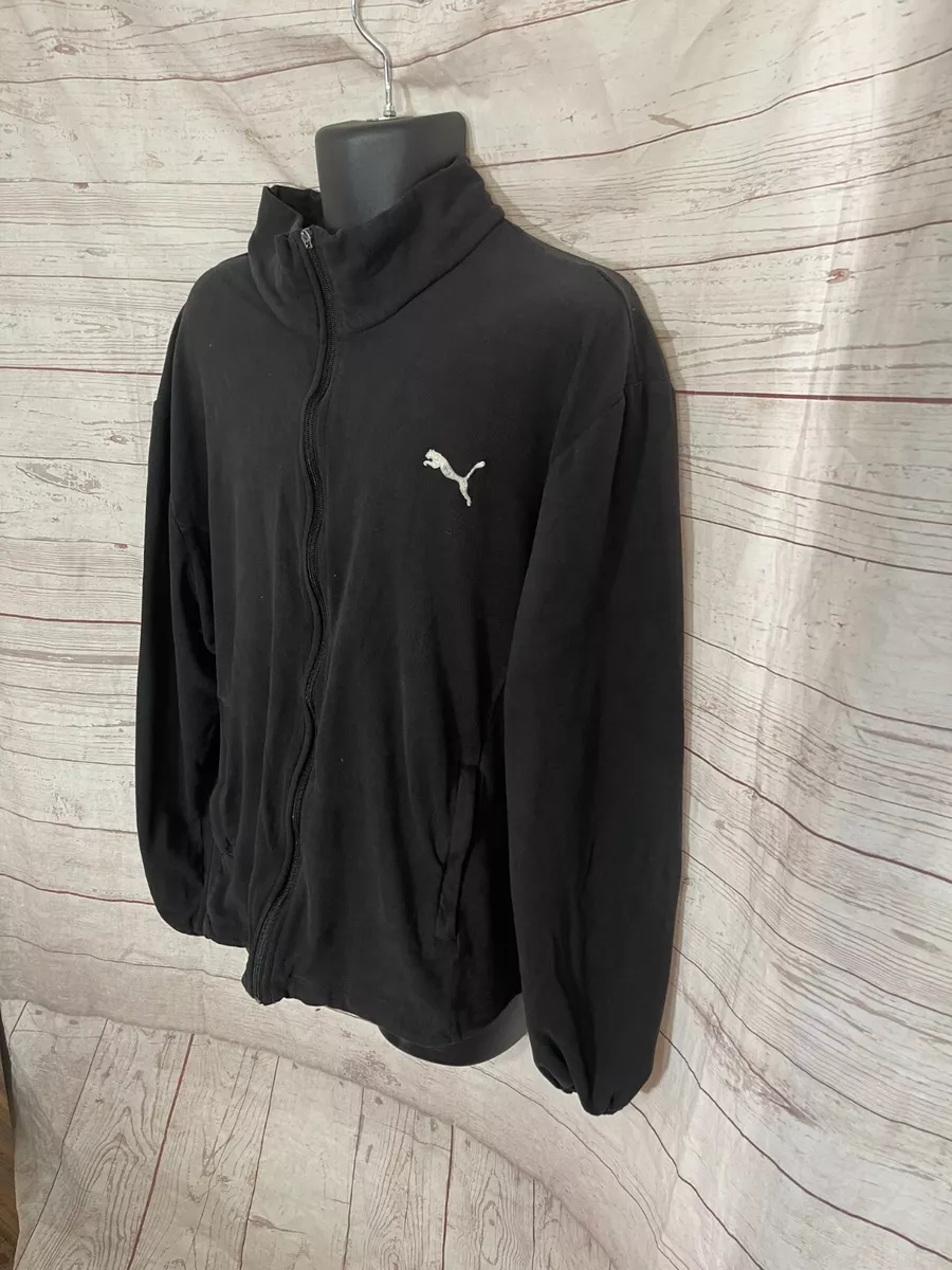 Puma Men s Fleece Jacket Zipper Front Entertainment Weekly Sign