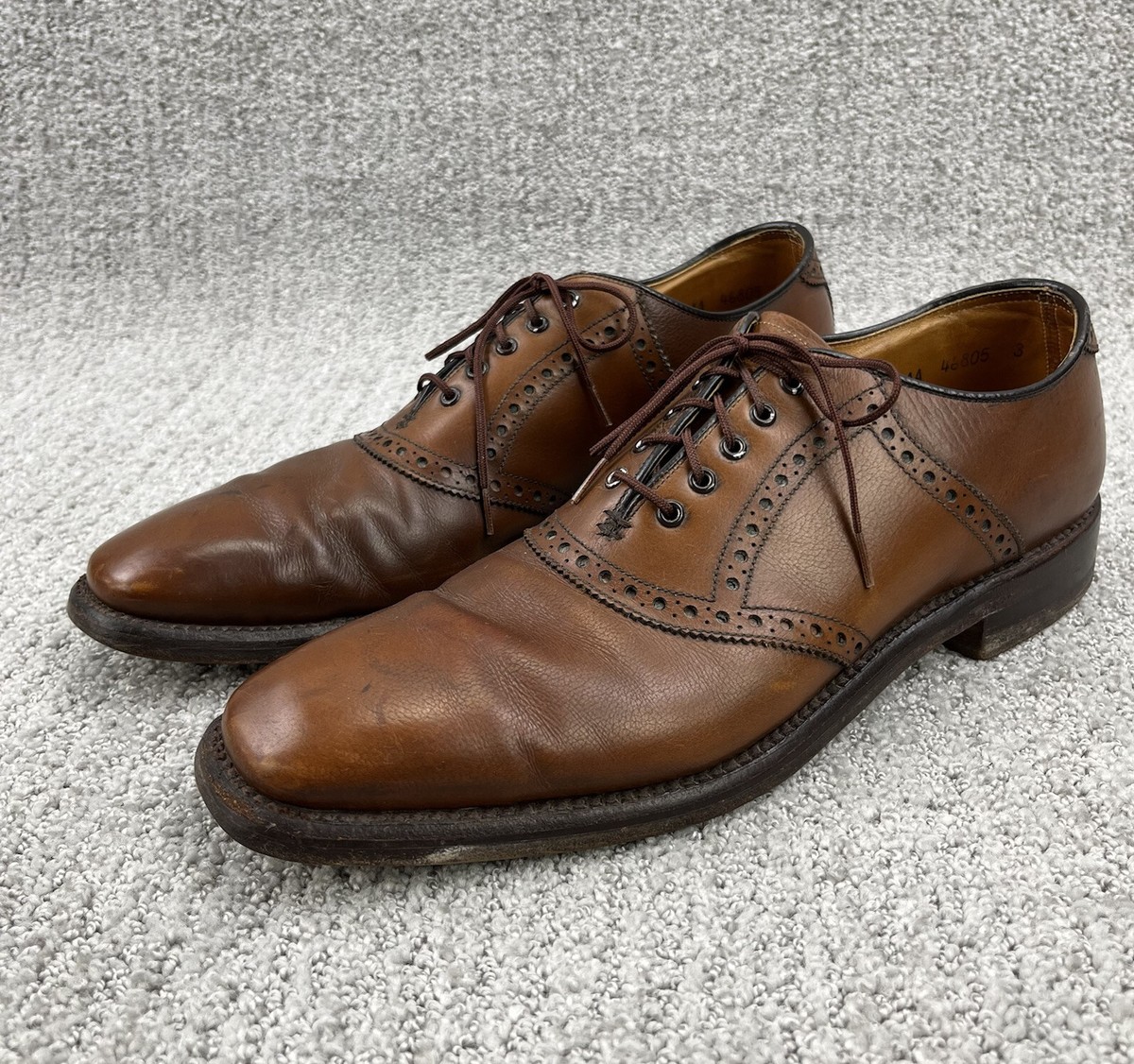 Vintage Nettleton Saddle Oxford Shoes Mens 10 AAAA/AA Brown 
