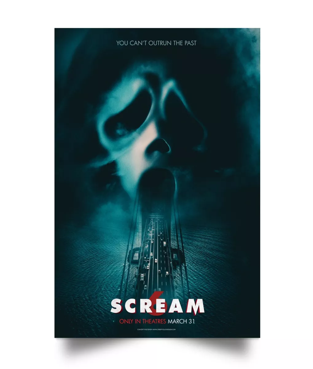 Scream 6 (2023) Movies Poster Wall Art Decor Home Print Full Size