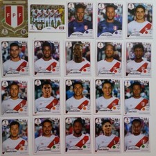 Panini FIFA World Cup Russia 2018 Stickers Lot of 20 PERU Team SET Stickers Logo