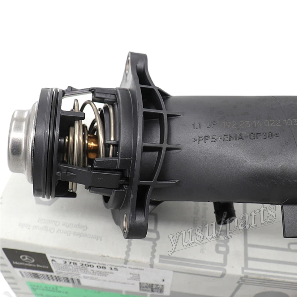 2782000815 Carcasa termostato refrigerante motor OEM para Mercedes Benz CL550 CLS550 Foto 2 de 4