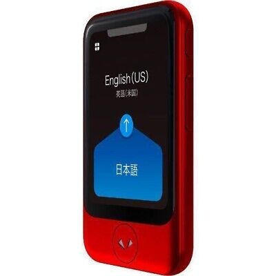 POCKETALK S Translator Global Communication 74 languages Red POCKETALK S Translator Global Communication 74 languages Red