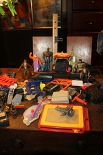 Vintage Large Toy Parts Pieces Lot Junkyard Action Figure Parts