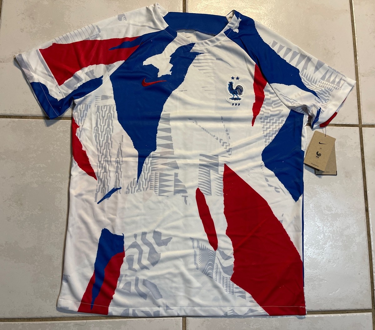 ⭐️新品未使用 NIKE⭐️ フランス代表 ユニフォーム サイズM NWT NIKE France National Team 2022/2023 Pre-Match Jersey