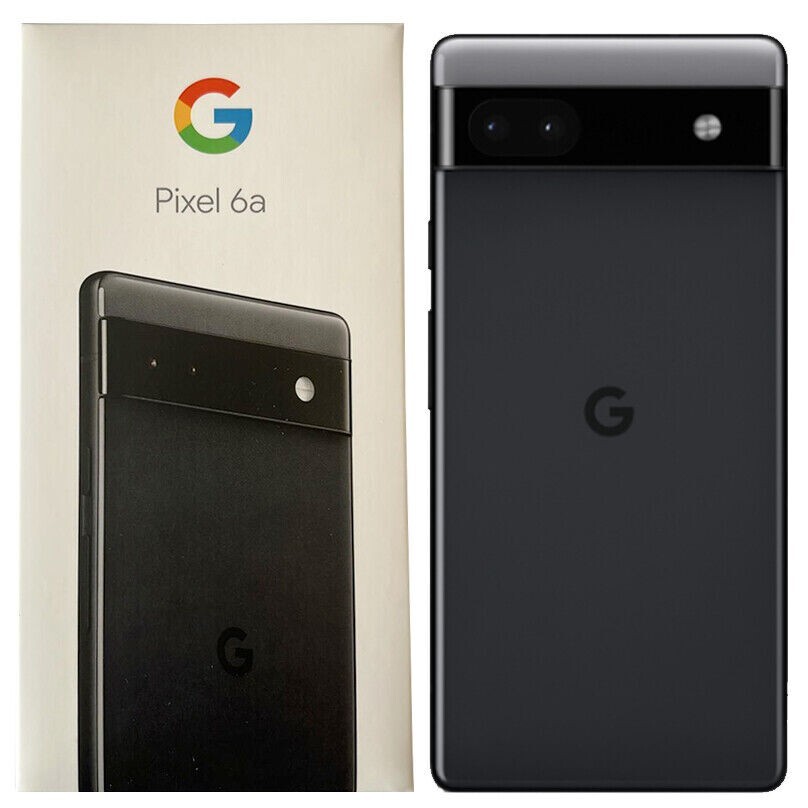 Google Pixel - Pixel 6a, 128GB, Charcoal, 超美品 Google PIXEL 6a 5G (Charcoal) G1AZG 128GB + 6GB RAM - GSM